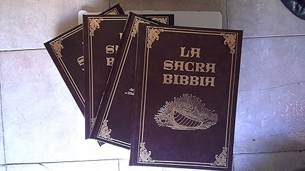 SACRA BIBBIA 4 volumi rilegati